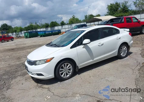 2012 Honda Civic Sdn Ex-L from USA, damaged, VIN 2HGFB2F90CH532534